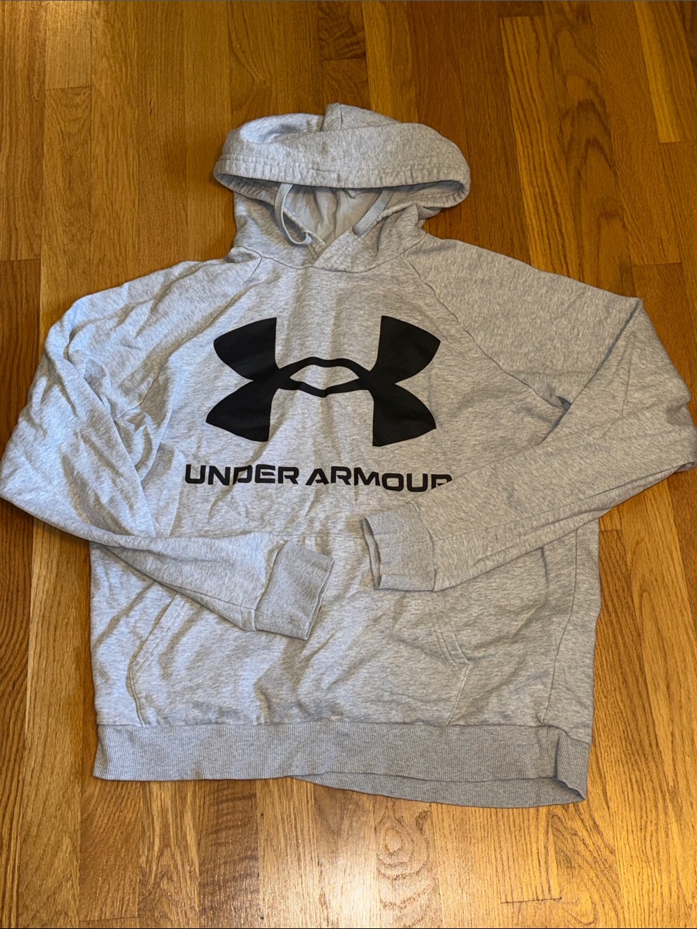 Gray under armor hoodie